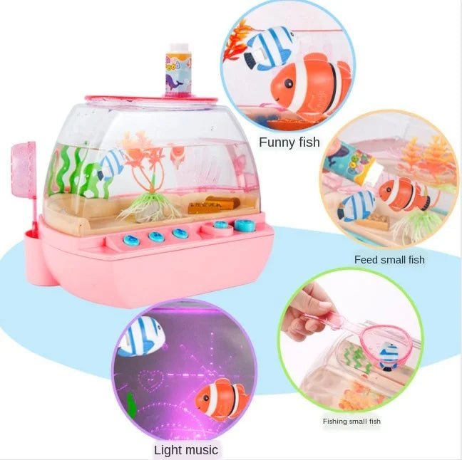Mini Aquário Eletrônico Infantil - Brinquedo Montessori #Product_type# - Desenvolvimento infantil