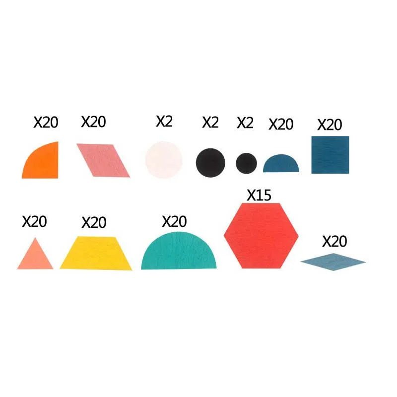 Quebra - Cabeça Montessori 3D - 180 Peças - Brinquedo Montessori #Product_type# - Desenvolvimento infantil
