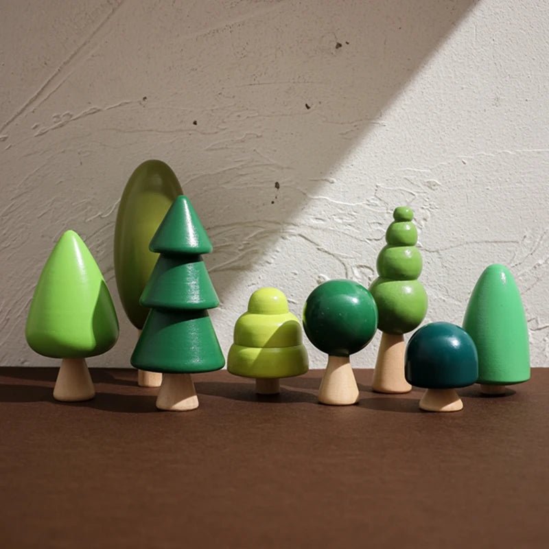 Blocos em Madeira - Arvore - Brinquedo Montessori #Product_type# - Desenvolvimento infantil