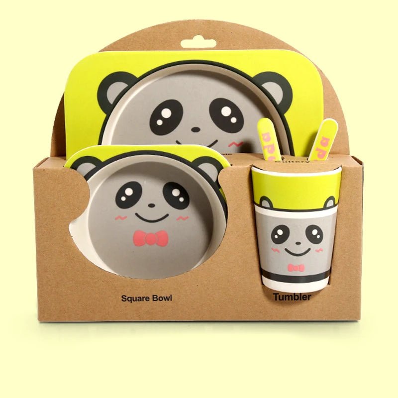 Kit Refeição de Bambu Natural - Brinquedo Montessori #Product_type# - Desenvolvimento infantil