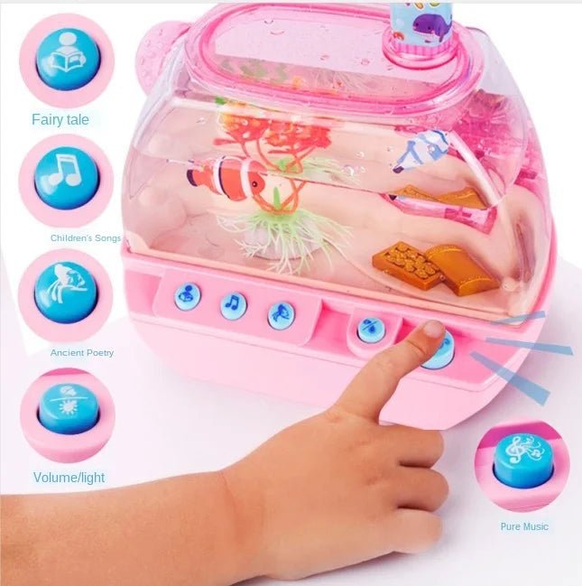 Mini Aquário Eletrônico Infantil - Brinquedo Montessori #Product_type# - Desenvolvimento infantil