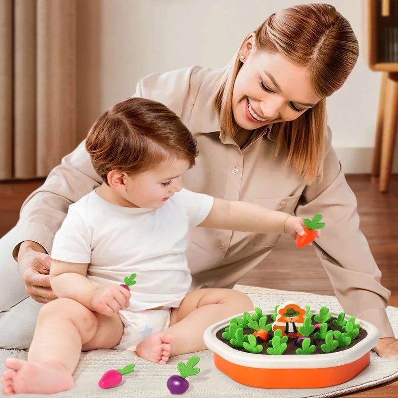 Jogo Montessori de Colheita - Brinquedo Montessori #Product_type# - Desenvolvimento infantil