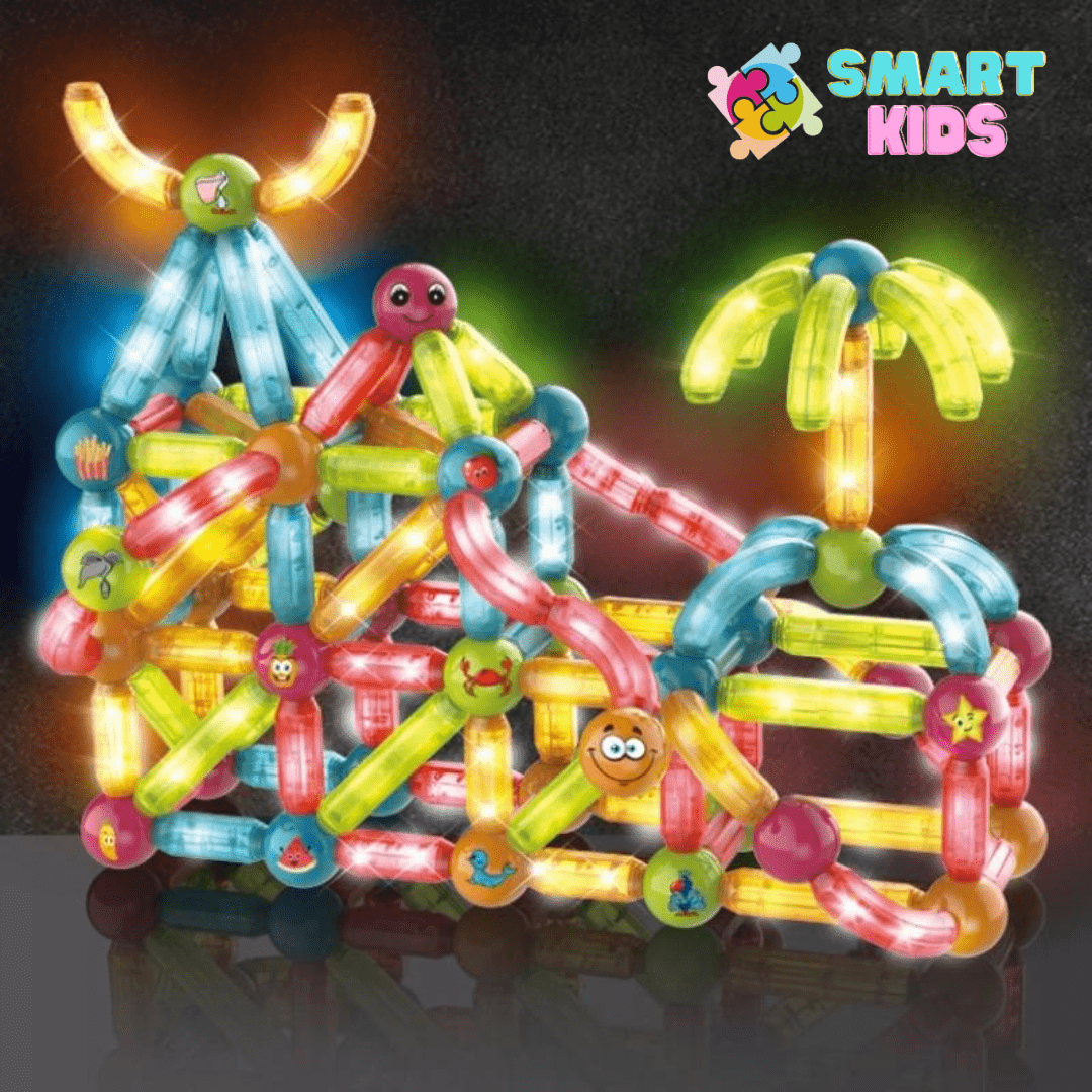 Palitos Magnéticos com Luz - Frete Grátis - Novidade - Brinquedo Montessori #Product_type# - Desenvolvimento infantil