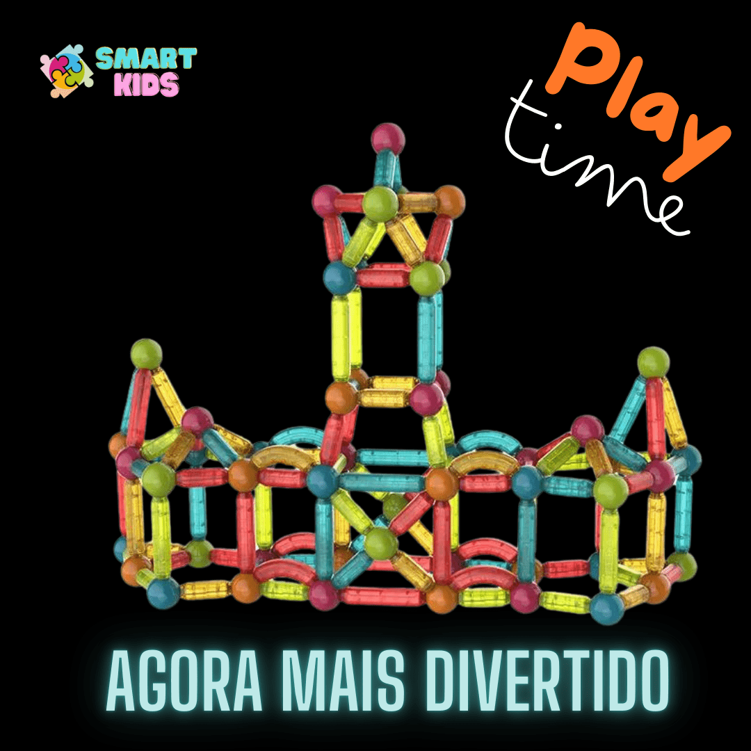 Palitos Magnéticos com Luz - Frete Grátis - Novidade - Brinquedo Montessori #Product_type# - Desenvolvimento infantil