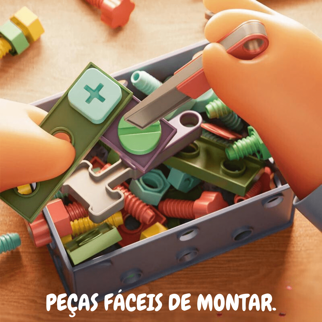 Kit Montagem Criativa - Brinquedo Montessori #Product_type# - Desenvolvimento infantil