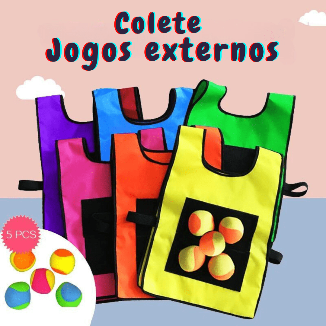 Colete Infantil - Jogos Externos - Brinquedo Montessori #Product_type# - Desenvolvimento infantil
