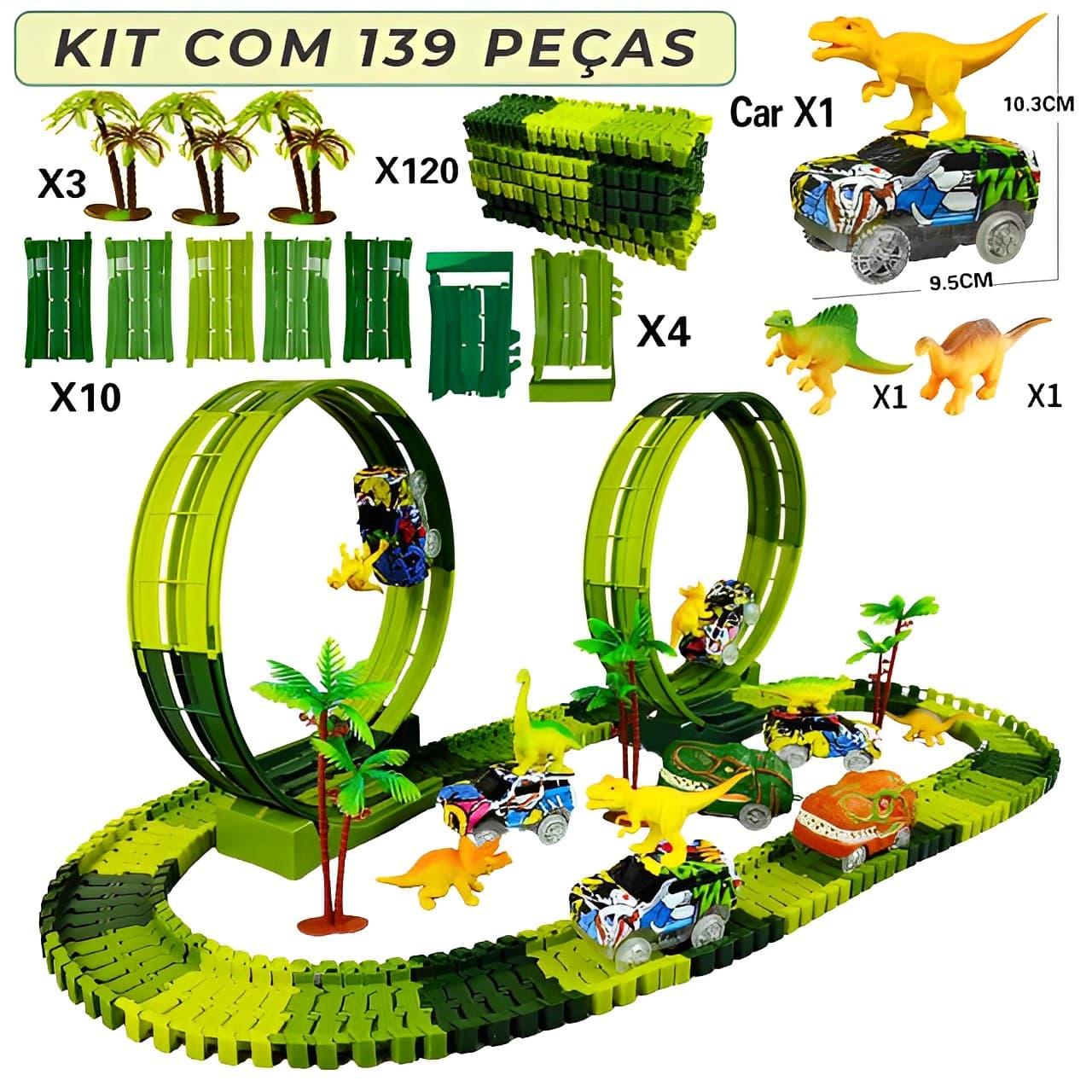 Super Pista de Dinossauros - Edição Limitada - Brinquedo Montessori #Product_type# - Desenvolvimento infantil