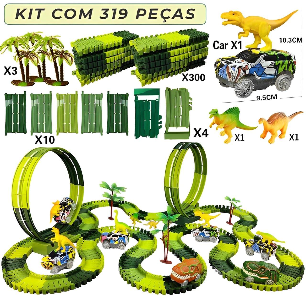 Super Pista de Dinossauros - Edição Limitada - Brinquedo Montessori #Product_type# - Desenvolvimento infantil