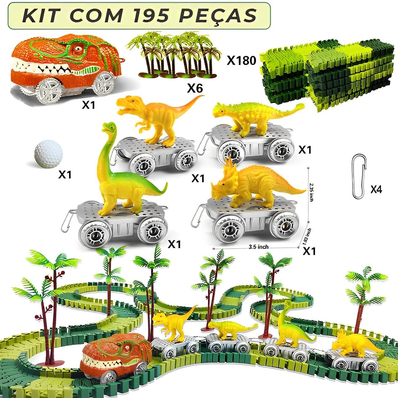 Super Pista de Dinossauros - Edição Limitada - Brinquedo Montessori #Product_type# - Desenvolvimento infantil