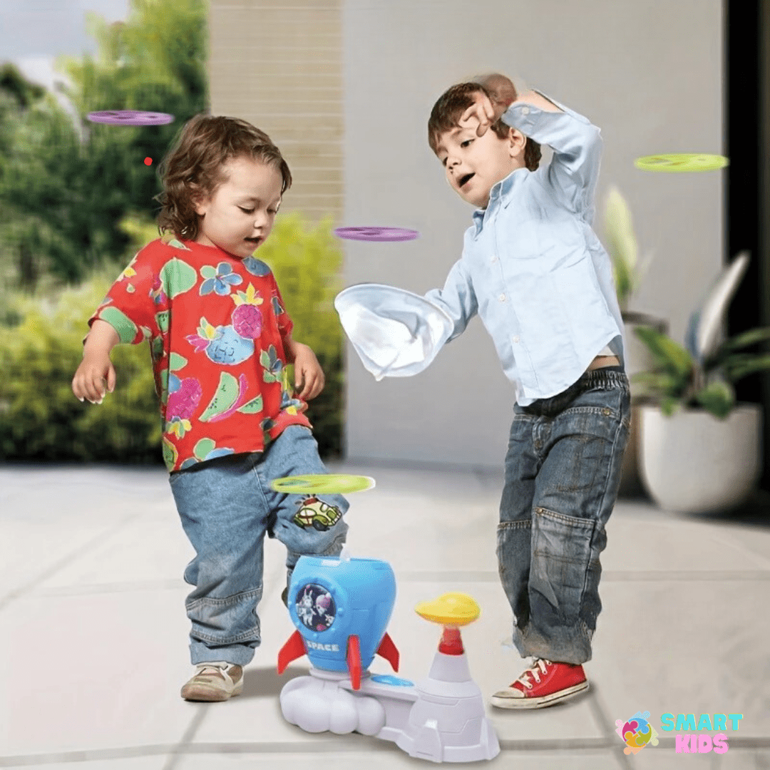 Foguete Lançador de Disco - Brinquedo Montessori #Product_type# - Desenvolvimento infantil