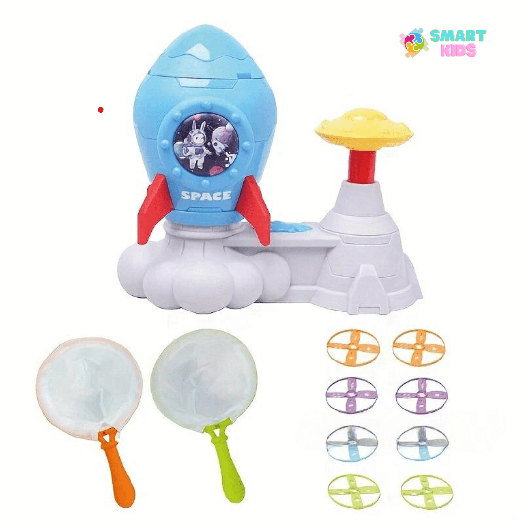 Foguete Lançador de Disco - Brinquedo Montessori #Product_type# - Desenvolvimento infantil