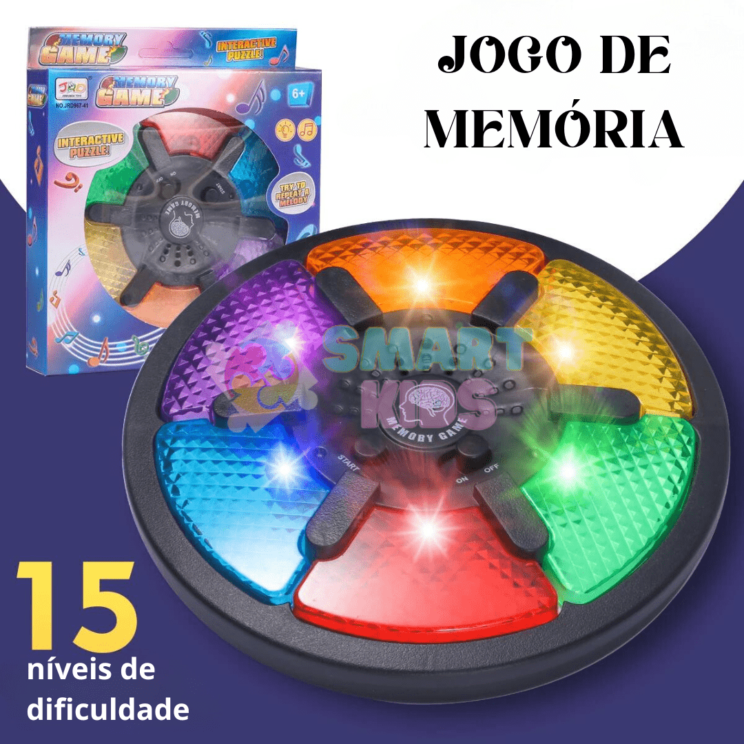 Jogo Eletrônico de Memória - Brinquedo Montessori #Product_type# - Desenvolvimento infantil