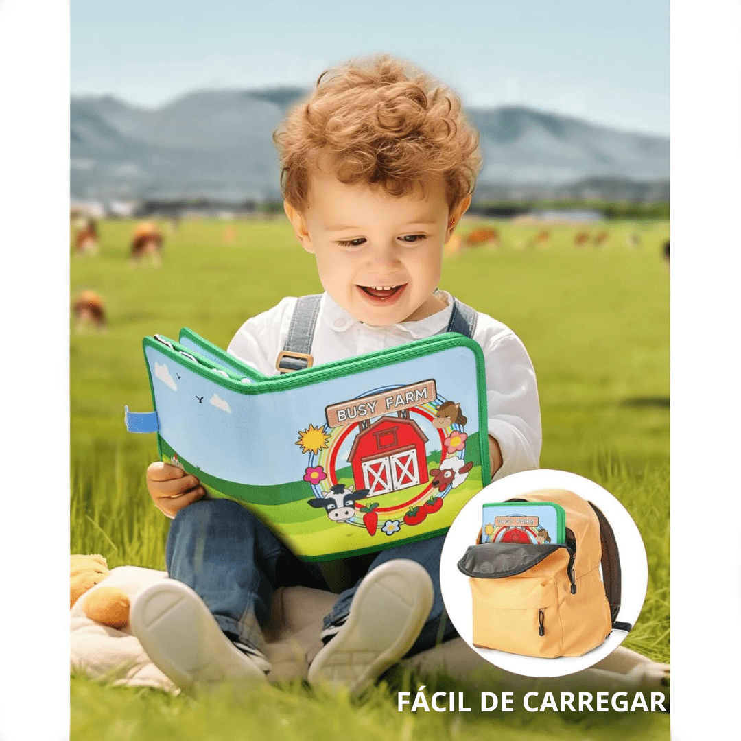 Livro Interativo Infantil - Brinquedo Montessori #Product_type# - Desenvolvimento infantil