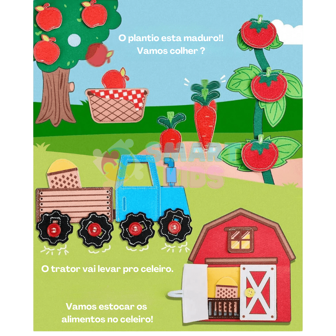 Livro Interativo Infantil - Brinquedo Montessori #Product_type# - Desenvolvimento infantil