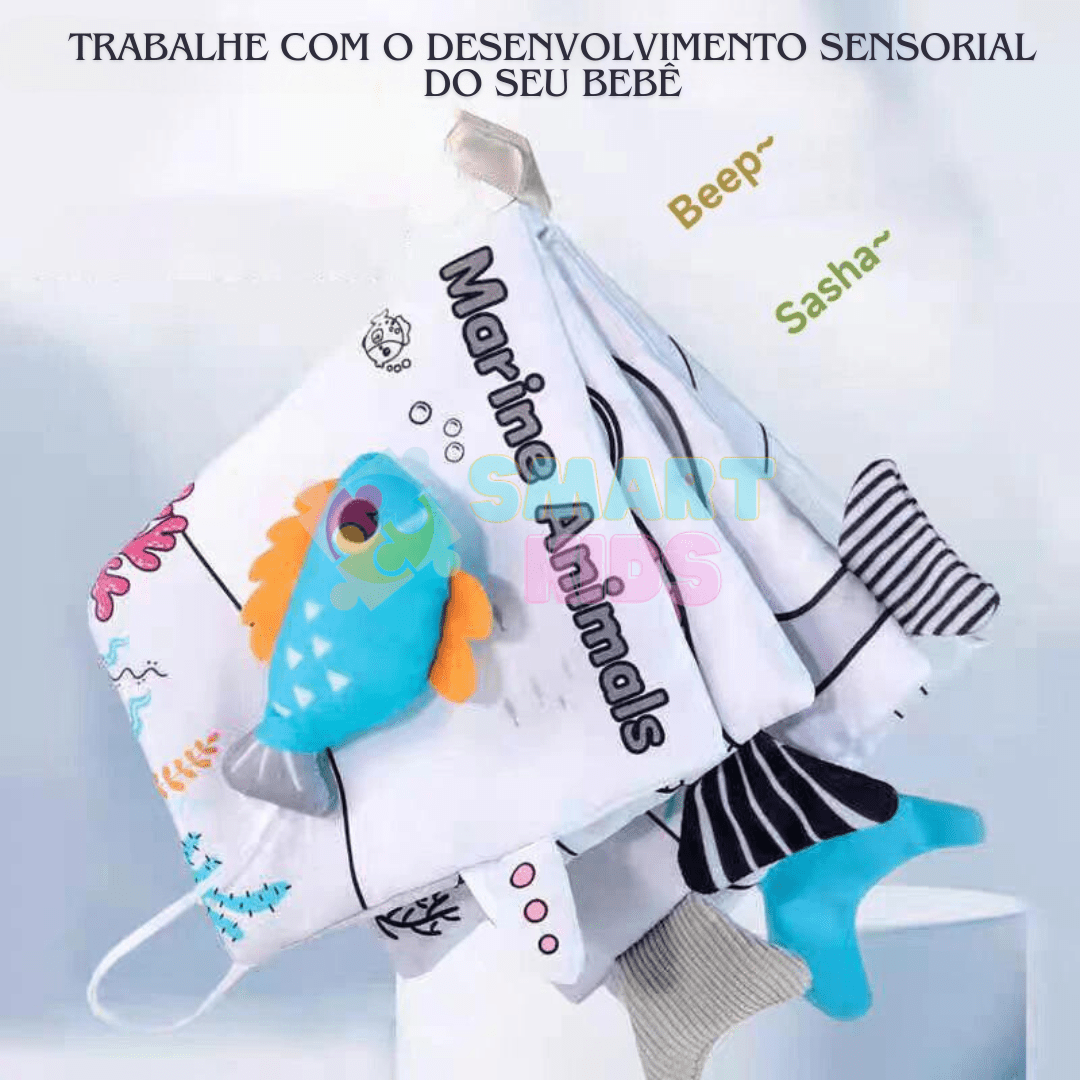 Livro de Pano do Bebê - Brinquedo Montessori #Product_type# - Desenvolvimento infantil