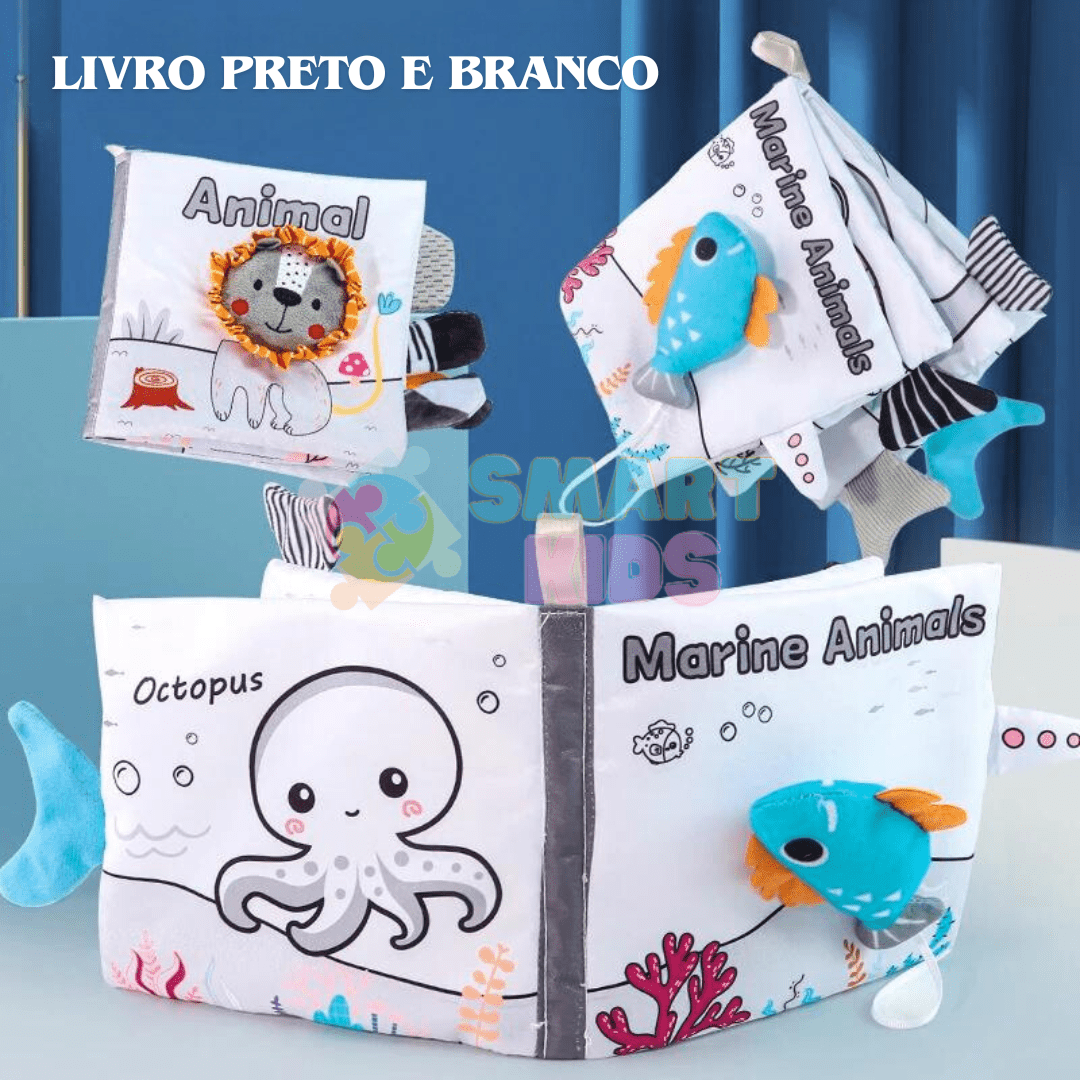 Livro de Pano do Bebê - Brinquedo Montessori #Product_type# - Desenvolvimento infantil