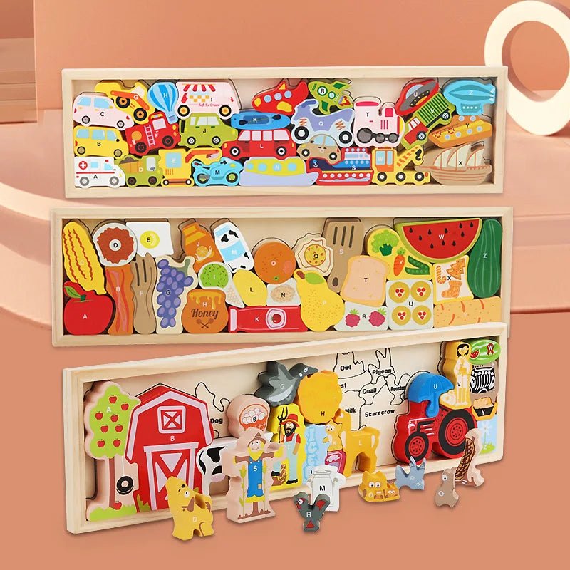 Quebra Cabeça Infantil 3D - Brinquedo Montessori #Product_type# - Desenvolvimento infantil