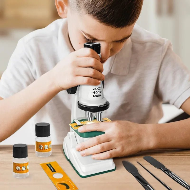 Kit de Microscópio Infantil - Brinquedo Montessori #Product_type# - Desenvolvimento infantil