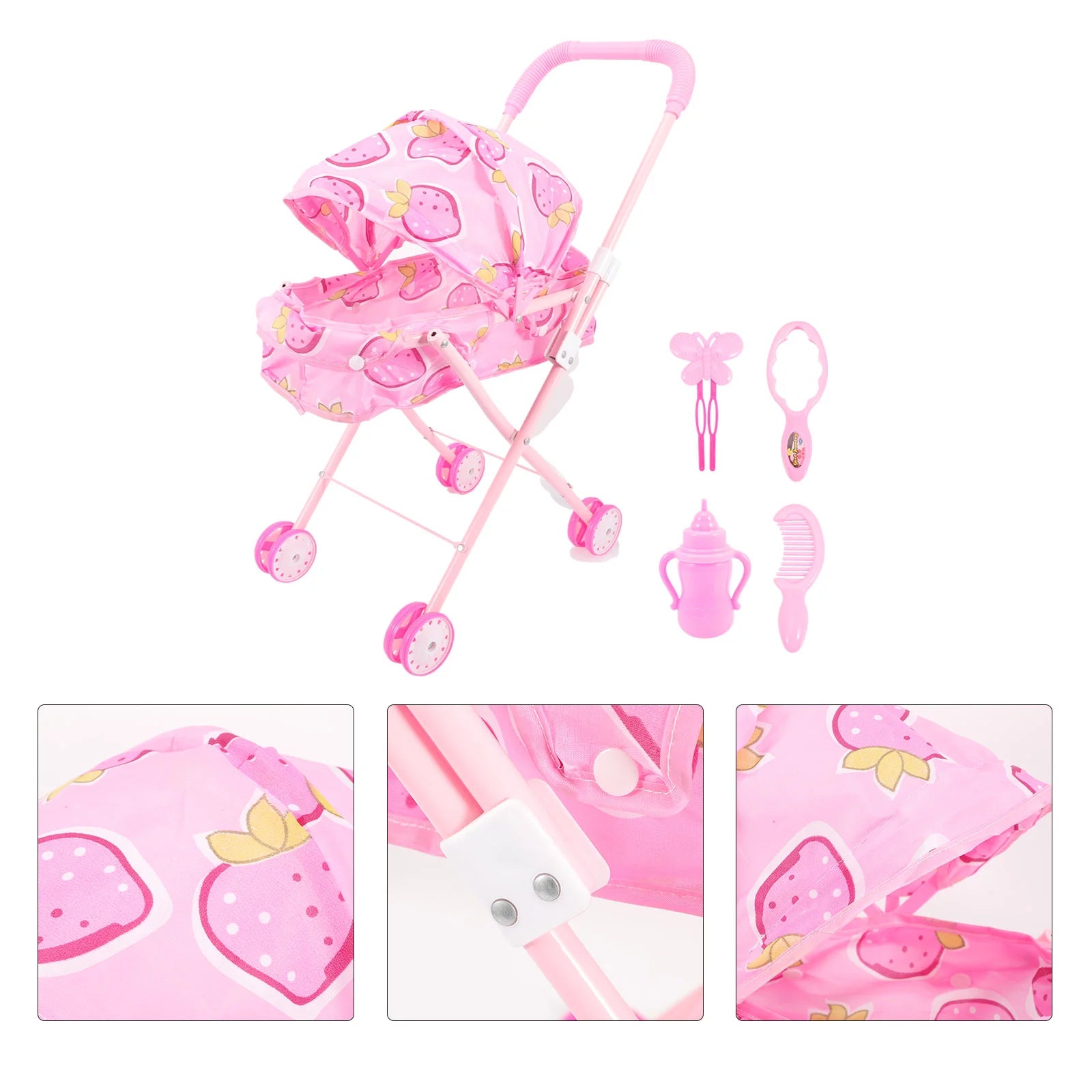 Carrinho Boneca + Brindes - Brinquedo Montessori #Product_type# - Desenvolvimento infantil