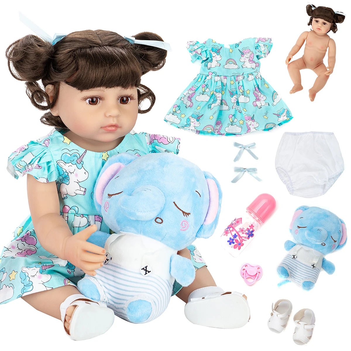 Boneca Reborn Brastoy - Brinquedo Montessori #Product_type# - Desenvolvimento infantil