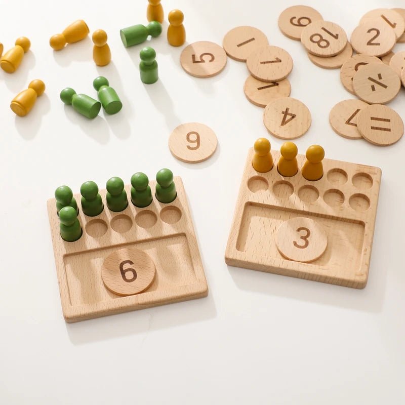 Quadro Montessori de Contagem - Brinquedo Montessori #Product_type# - Desenvolvimento infantil