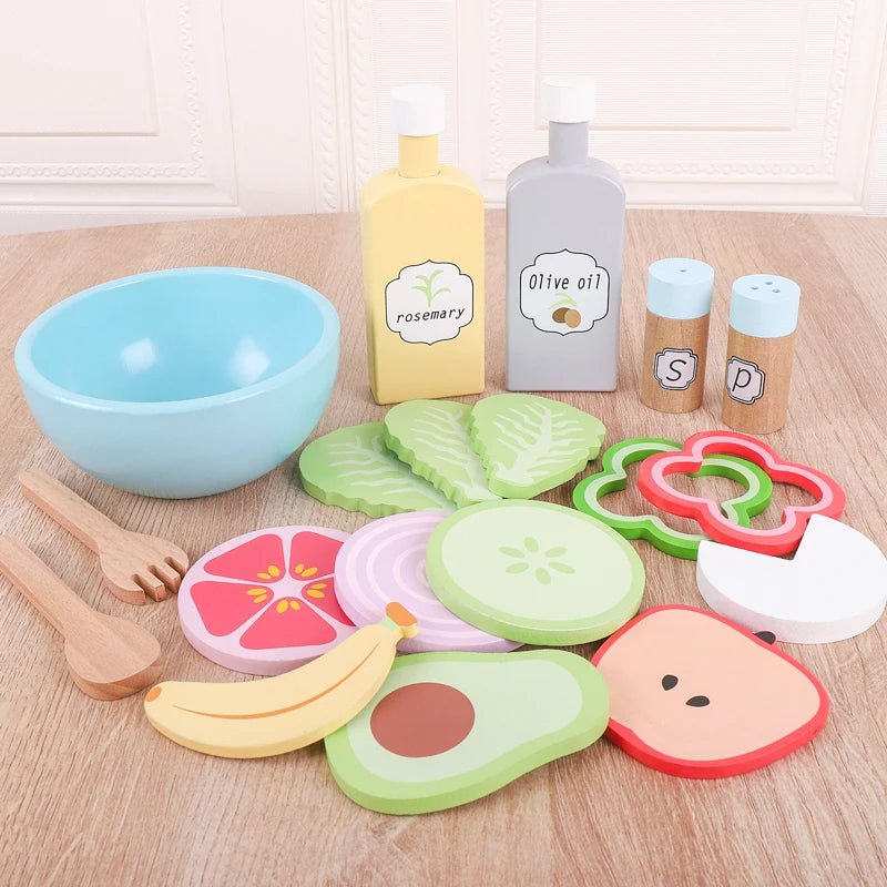 Kit Salada de Brincar - Brinquedo Montessori #Product_type# - Desenvolvimento infantil