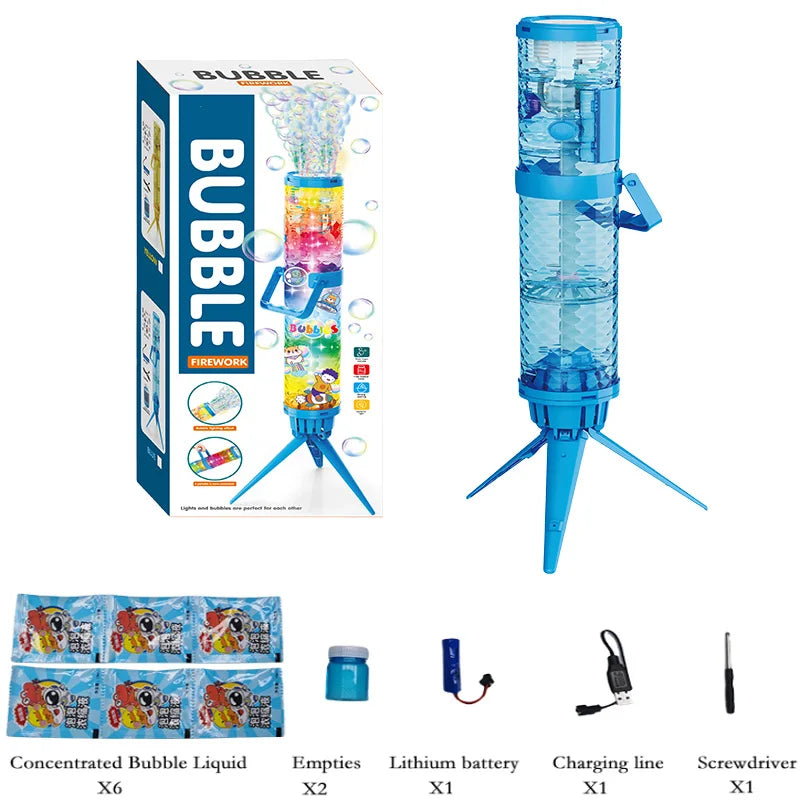 Máquina de Bolhas Fogos de Artifício