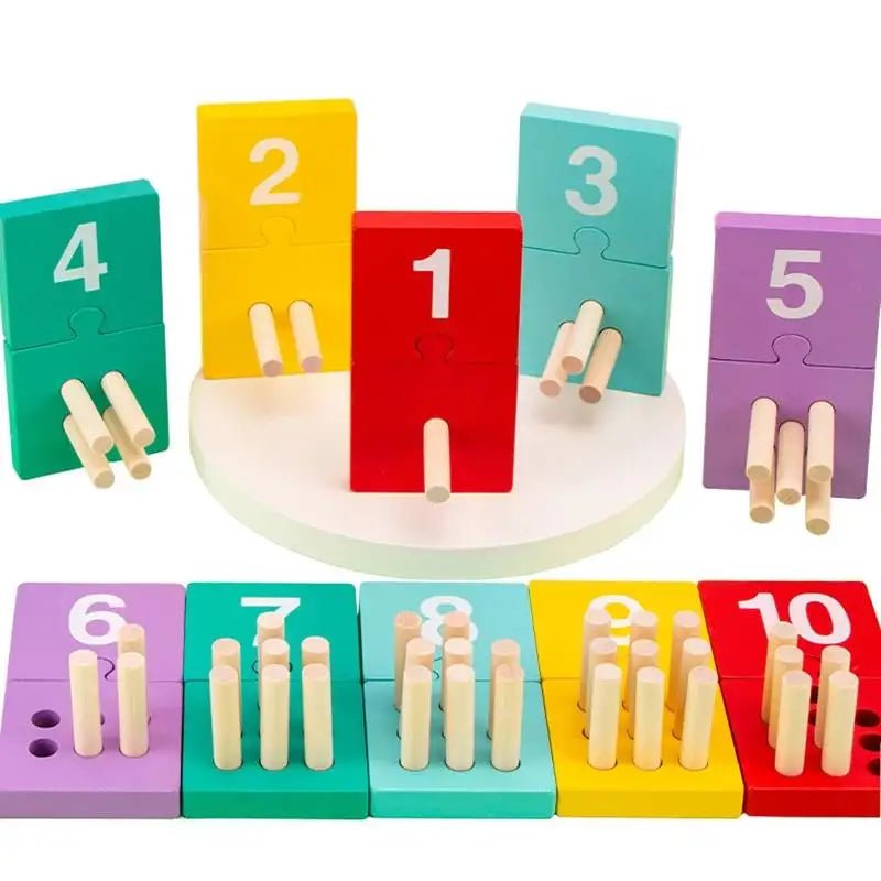 Tabuleiro de Contagem Montessori - Brinquedo Montessori #Product_type# - Desenvolvimento infantil