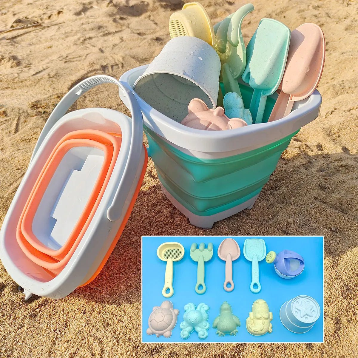 Balde e Acessórios Praia - Brinquedo Montessori #Product_type# - Desenvolvimento infantil