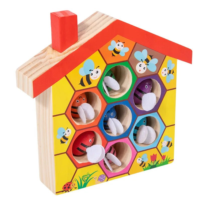 Casinha das Abelhas - Brinquedo Montessori #Product_type# - Desenvolvimento infantil
