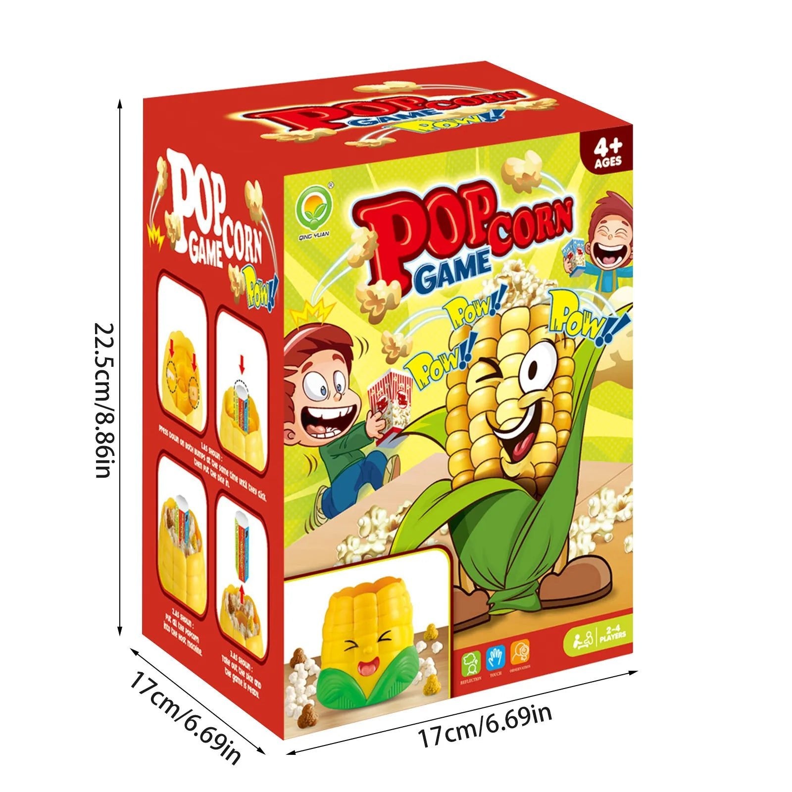Jogo Pega Pipoca - Brinquedo Montessori #Product_type# - Desenvolvimento infantil