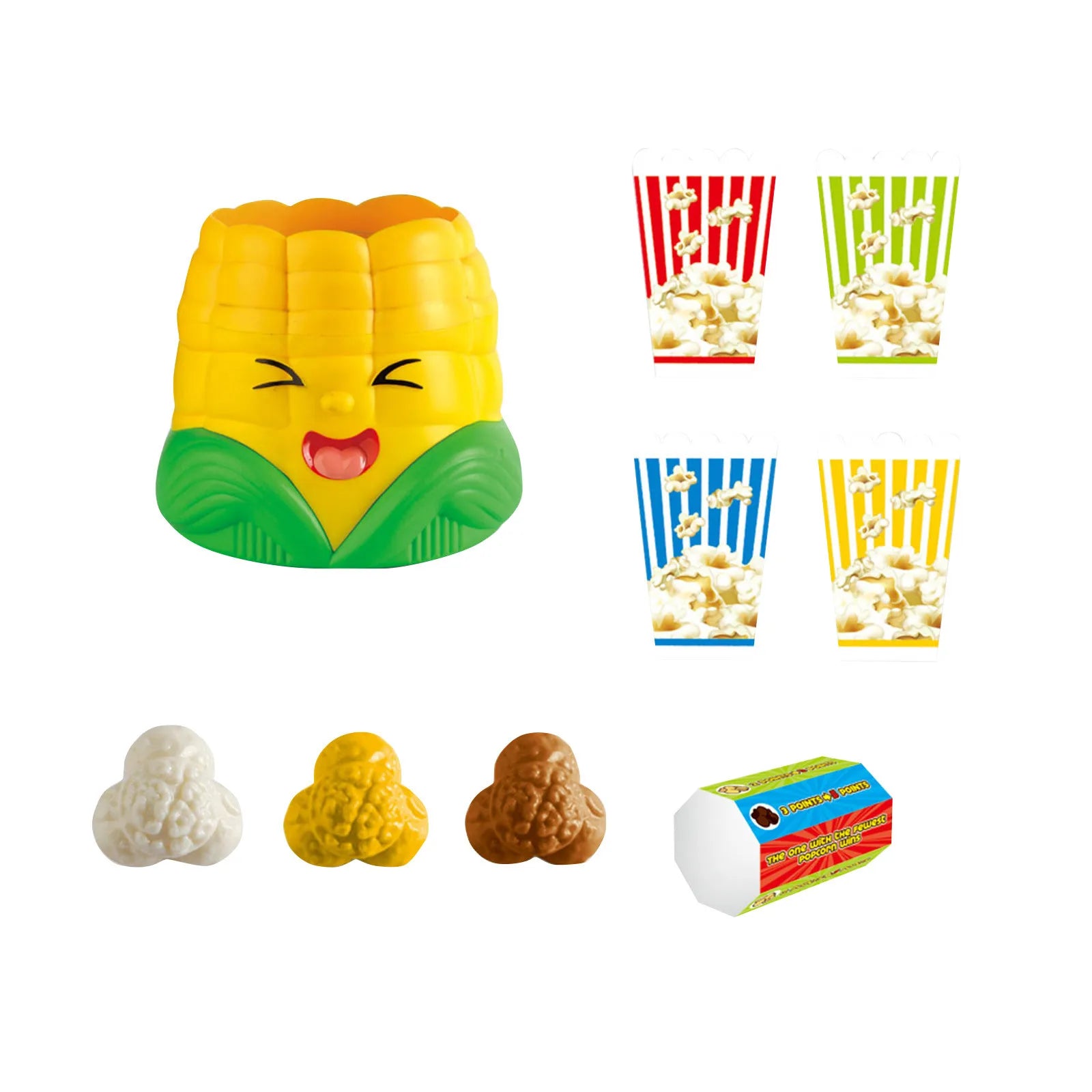 Jogo Pega Pipoca - Brinquedo Montessori #Product_type# - Desenvolvimento infantil