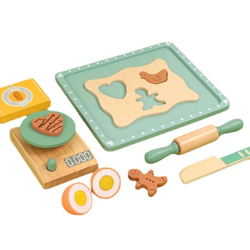 Kit de Biscoitos - Madeira - Brinquedo Montessori #Product_type# - Desenvolvimento infantil