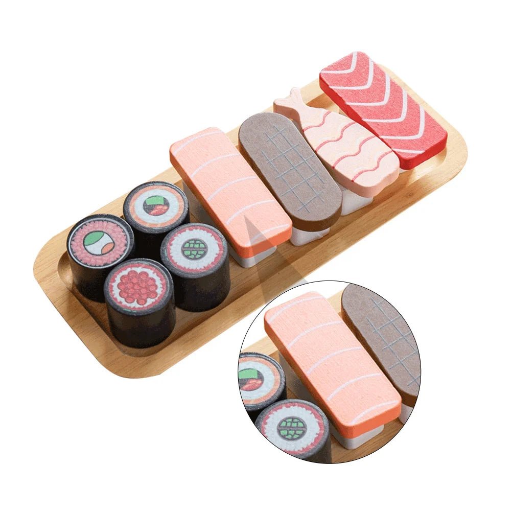 Kit Cozinha Montessori - Sushi - Brinquedo Montessori #Product_type# - Desenvolvimento infantil