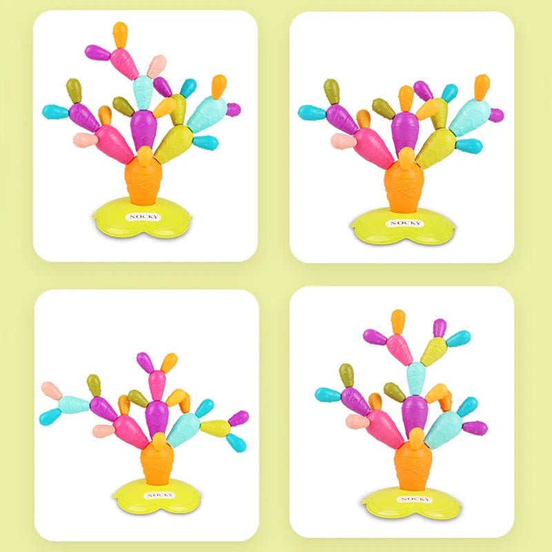 Brinquedo de Equilíbrio Cacto - Brinquedo Montessori #Product_type# - Desenvolvimento infantil