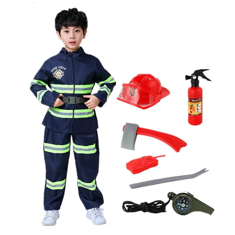 Fantasia de Bombeiro Infantil - Brinquedo Montessori #Product_type# - Desenvolvimento infantil