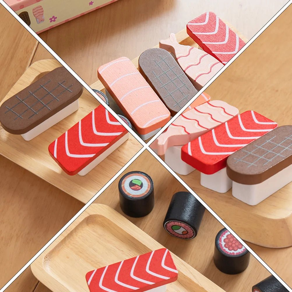 Kit Cozinha Montessori - Sushi - Brinquedo Montessori #Product_type# - Desenvolvimento infantil