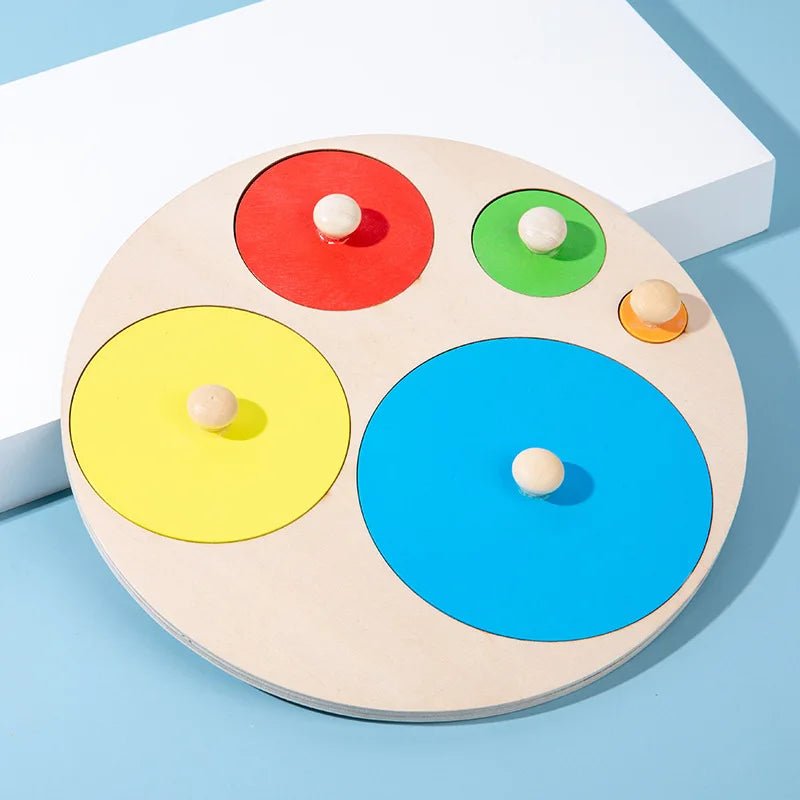 Tabuleiro Montessori de Formas e Cores - Brinquedo Montessori #Product_type# - Desenvolvimento infantil