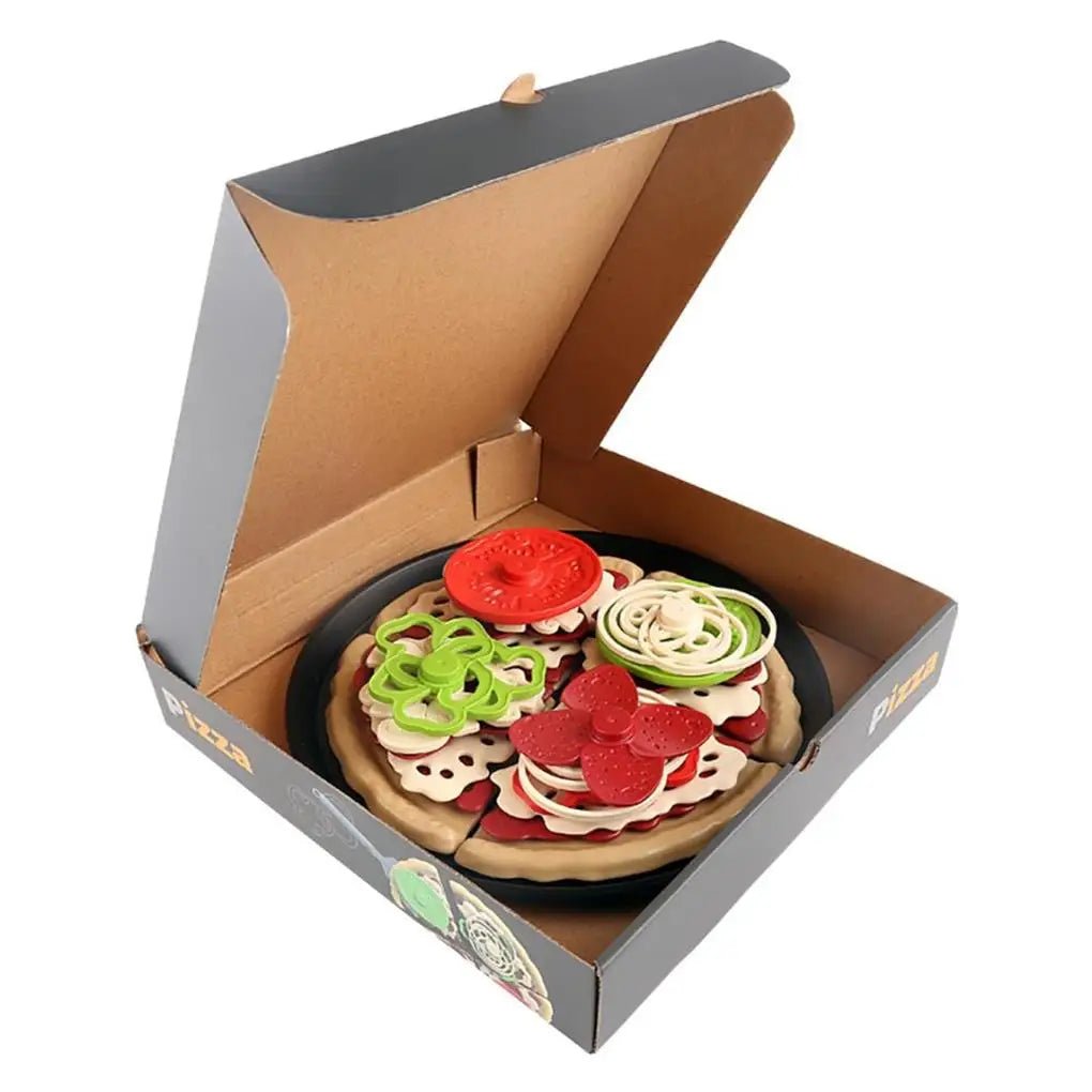 Kit Pizza de Brinquedo - Lançamento - Brinquedo Montessori #Product_type# - Desenvolvimento infantil