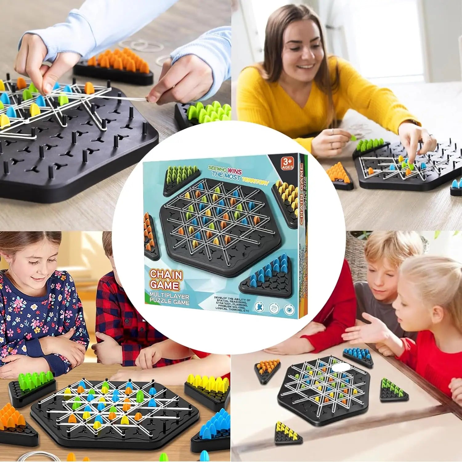 Jogo Tabuleiro Conquista - Brinquedo Montessori #Product_type# - Desenvolvimento infantil