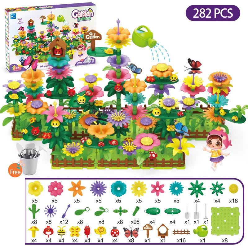 Brinquedo Construção Jardim - Brinquedo Montessori #Product_type# - Desenvolvimento infantil