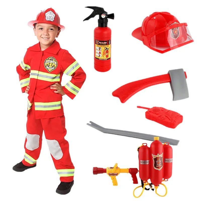 Fantasia de Bombeiro Infantil - Brinquedo Montessori #Product_type# - Desenvolvimento infantil