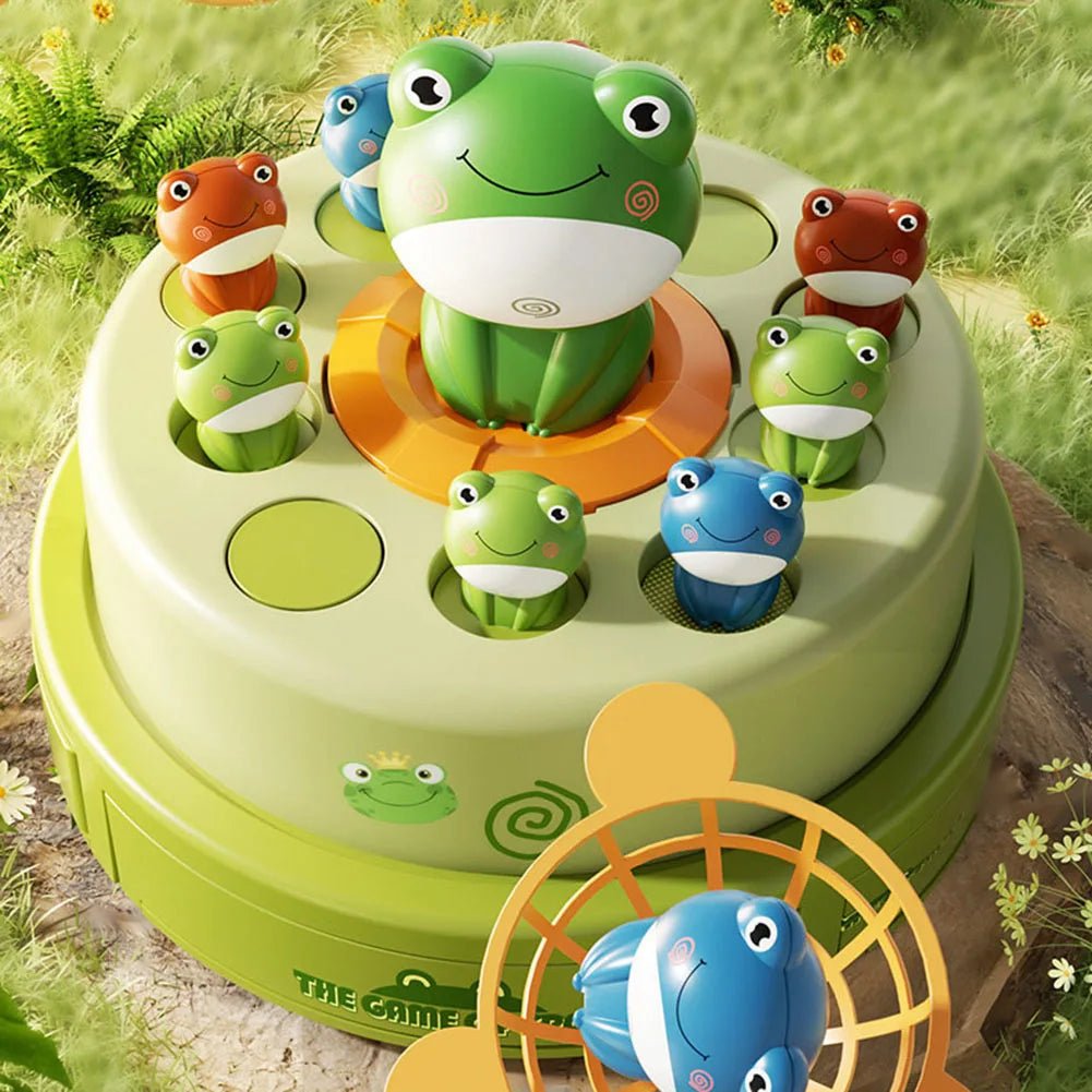 Jogo Sapos Pop - Up - Brinquedo Montessori #Product_type# - Desenvolvimento infantil