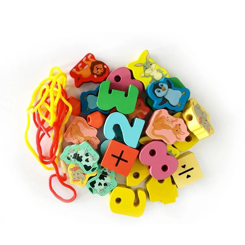 Brinquedo de Alinhavo de Madeira - Brinquedo Montessori #Product_type# - Desenvolvimento infantil