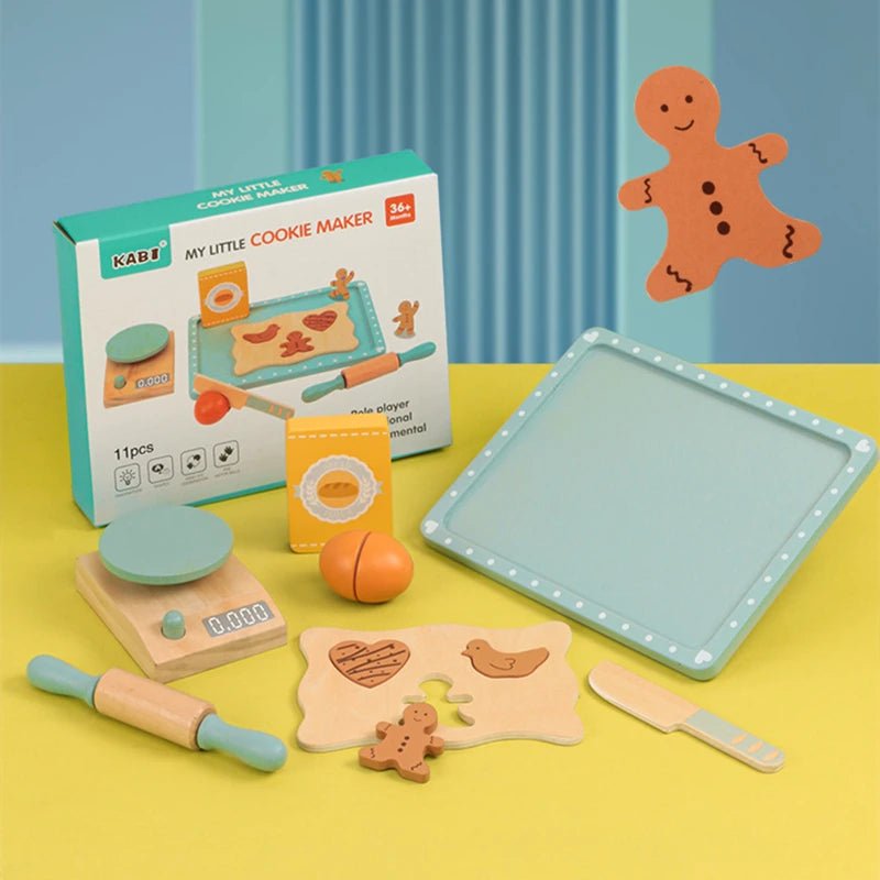 Kit de Biscoitos - Madeira - Brinquedo Montessori #Product_type# - Desenvolvimento infantil