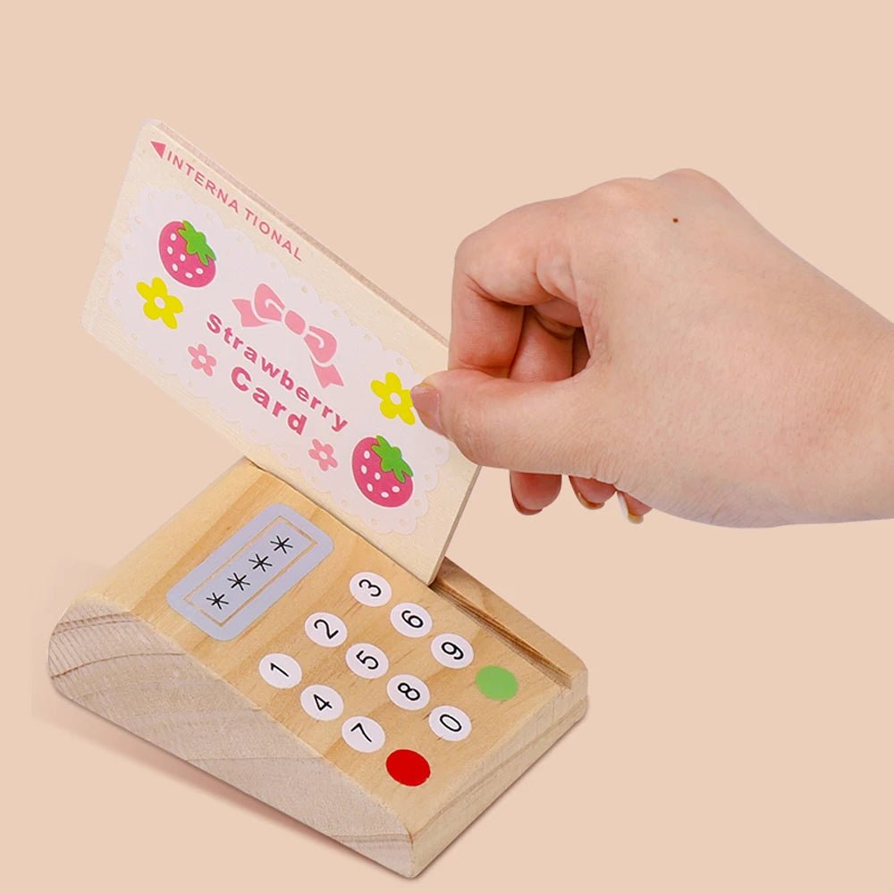 Caixa Registradora em Madeira - Brinquedo Montessori #Product_type# - Desenvolvimento infantil