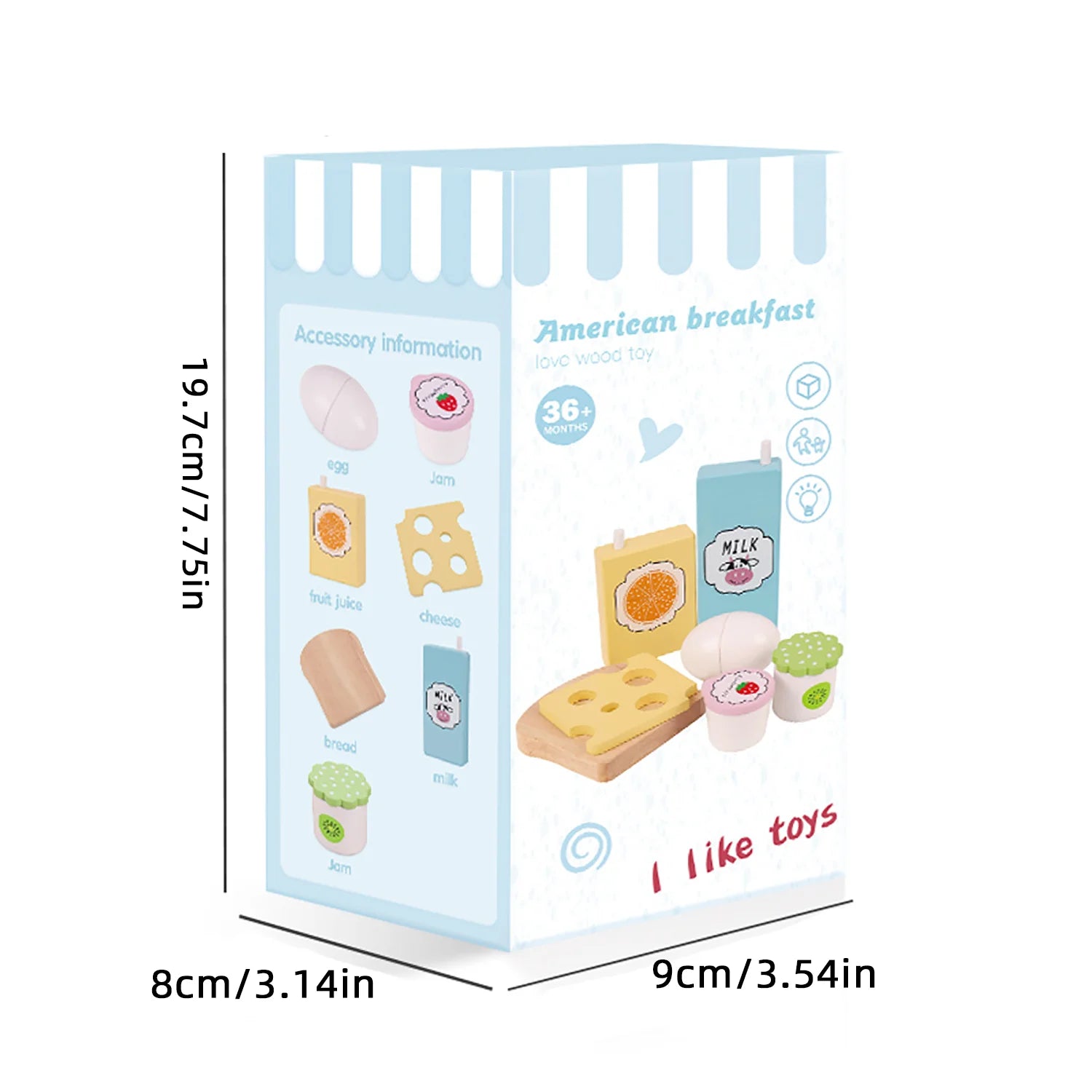Kit de Café da Manhã de Brinquedo - Brinquedo Montessori #Product_type# - Desenvolvimento infantil