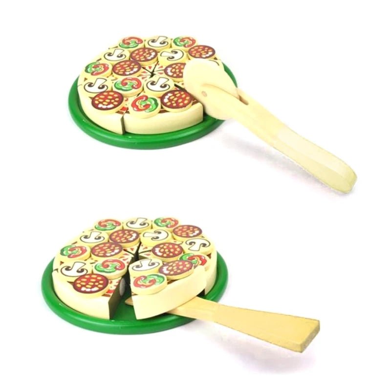 Kit Chef de Pizza em Madeira - Frete Grátis - Brinquedo Montessori #Product_type# - Desenvolvimento infantil
