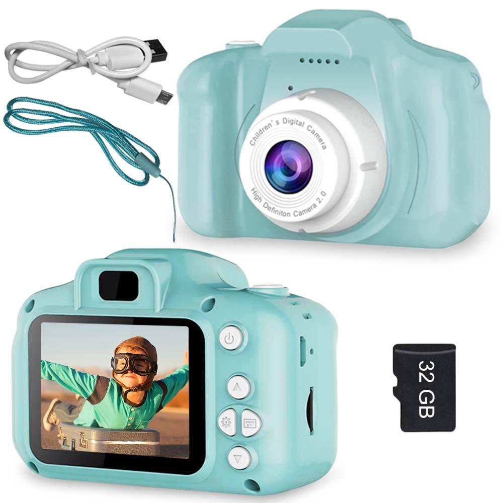 Câmera Digital Infantil PRO Resistente + Cartão 32G - Brinquedo Montessori #Product_type# - Desenvolvimento infantil