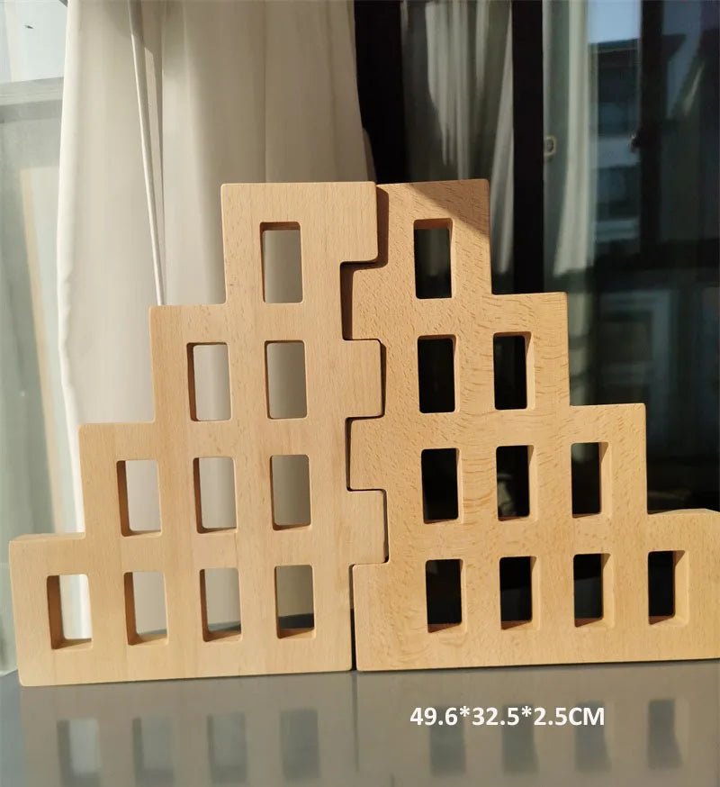 Casa de Madeira Montessori - Brinquedo Montessori #Product_type# - Desenvolvimento infantil